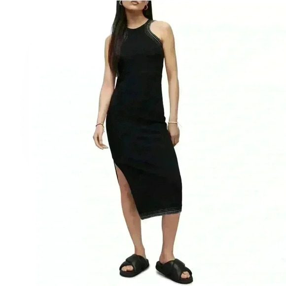 AllSaints

Mako Embroidered Crochet Trim Midi Dress - Picture 2 of 5